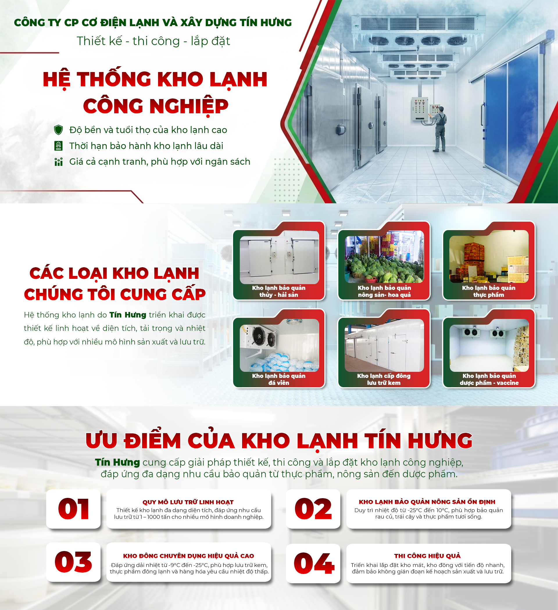 CÔNG TY CỔ PHẦN CƠ ĐIỆN LẠNH VÀ XÂY DỰNG TÍN HƯNG